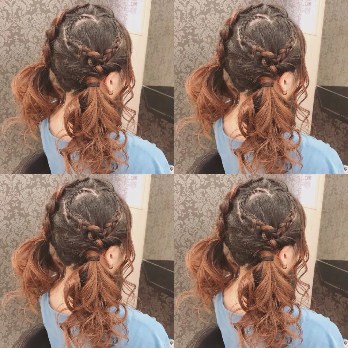 セミロング ヘアアレンジ ツインテール ヘアセット 🌷MAYU 🌷のヘアスタイル