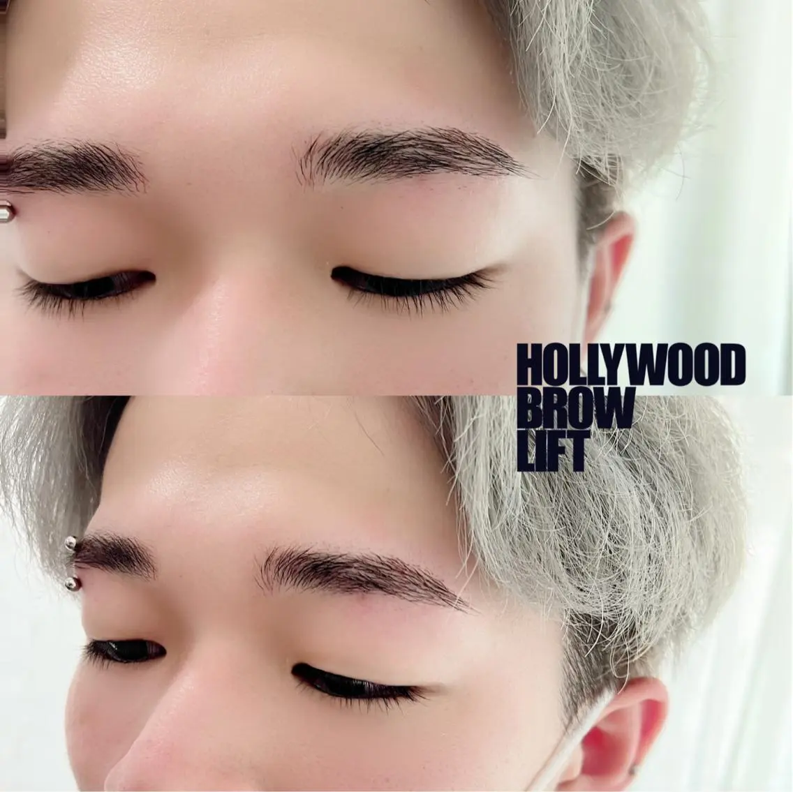 アイブロウ 眉カラー ハリウッドブロウリフト 眉毛ワックス脱毛 ワックス脱毛 その他(アイブロウ) eyelash presh yukaのマツエク・マツパデザイン