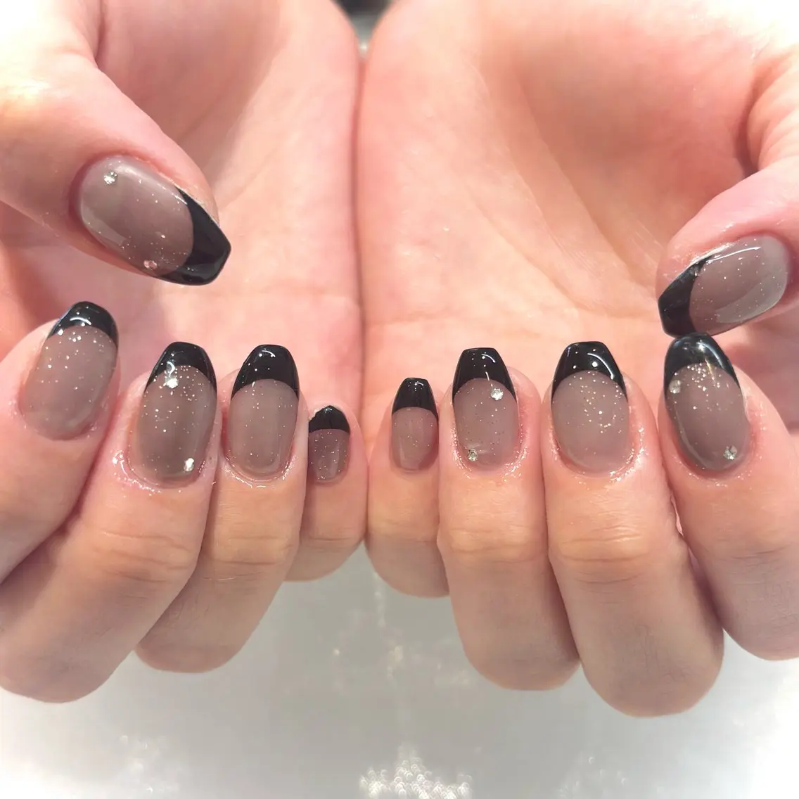 ♡練習モデル♡  オフありフレンチネイルの写真
