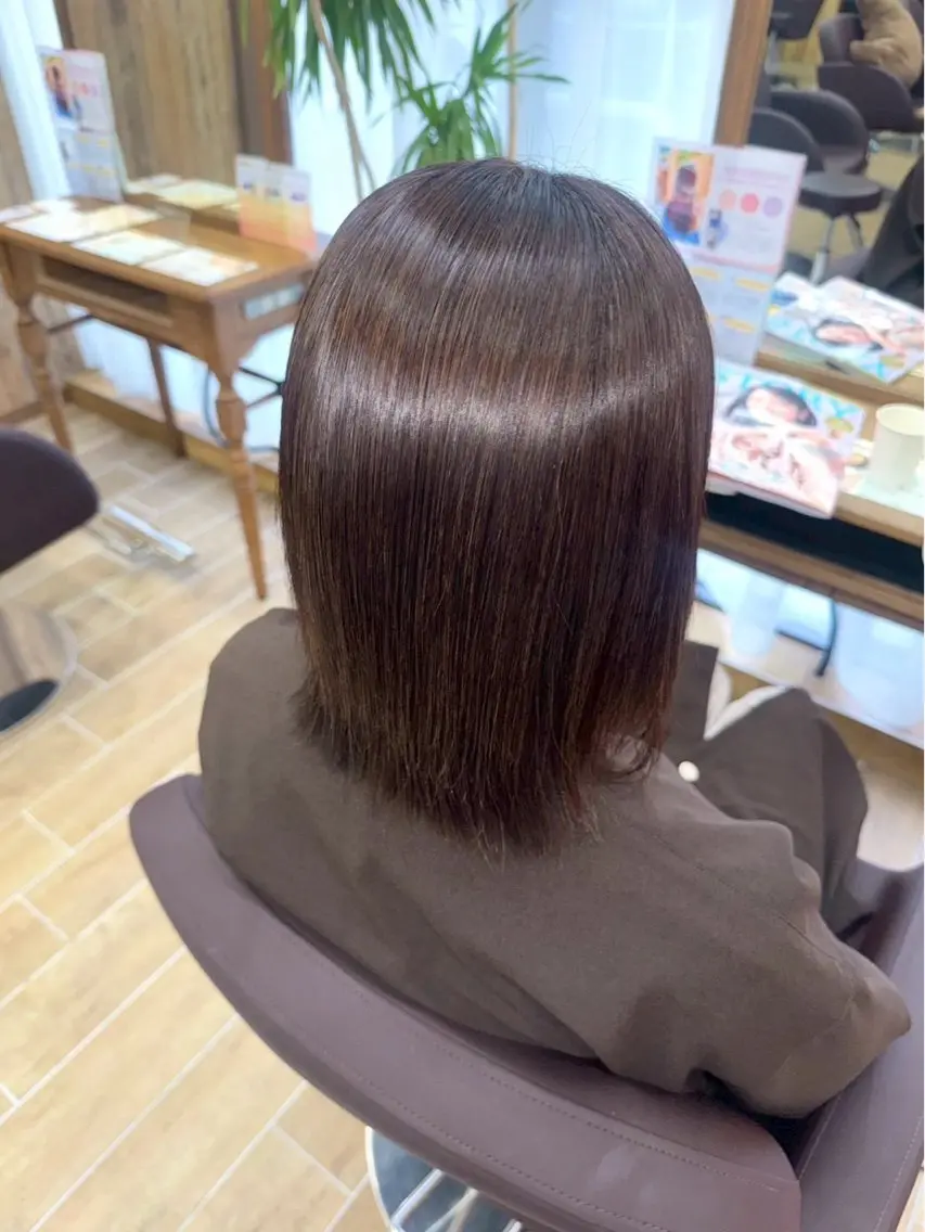 【気になる前髪に…】ポイント縮毛矯正✨🫧の写真