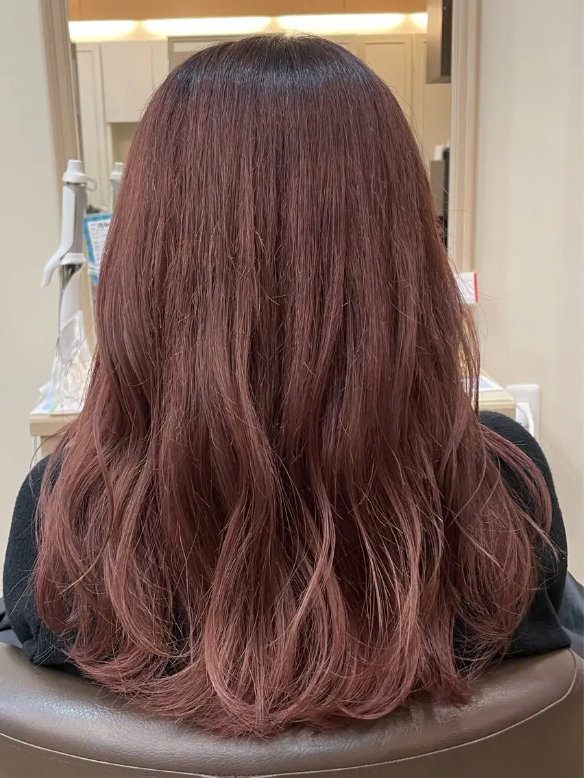 セミロング ヘアカラー sawa tamaeのヘアスタイル