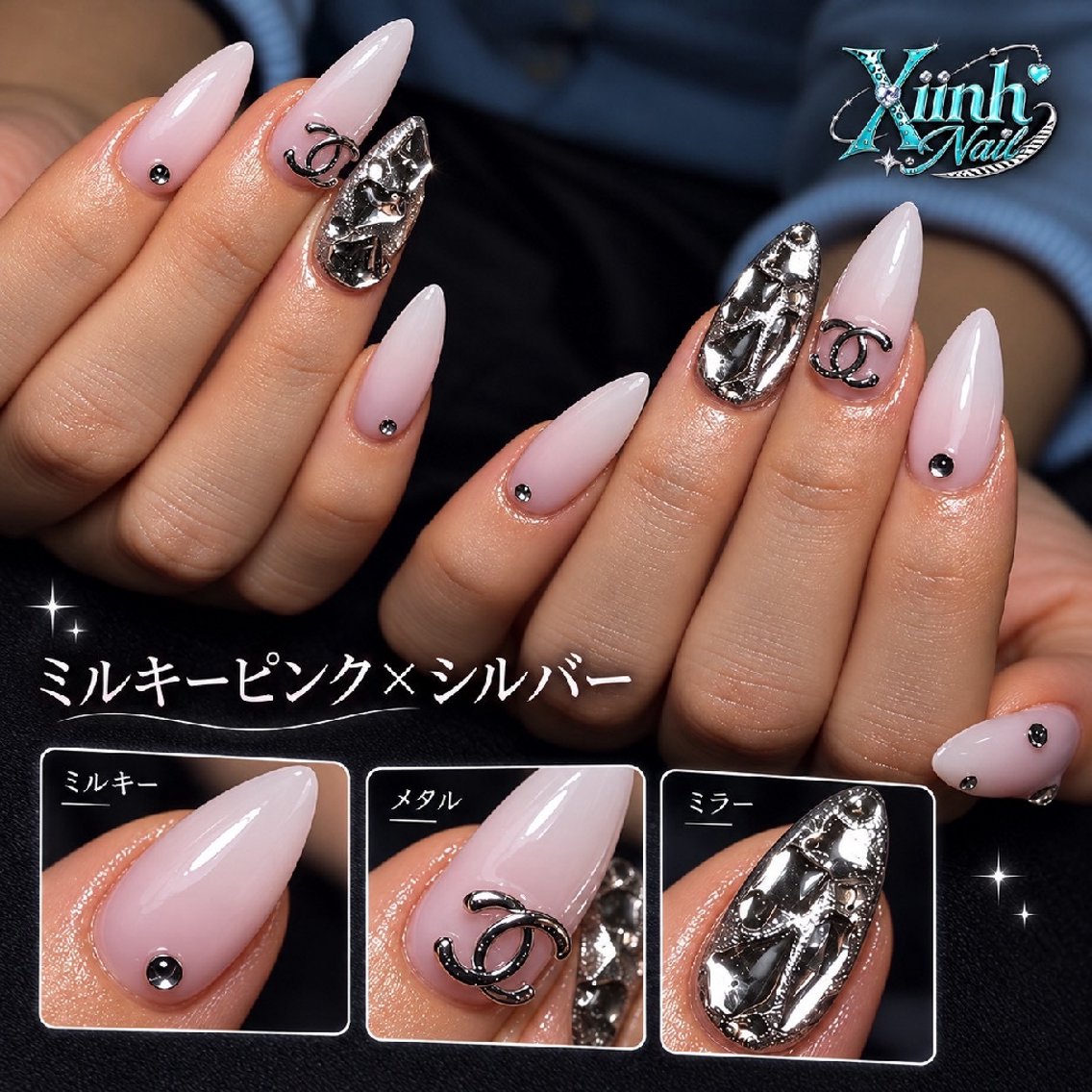 ネイル チークネイル 桜ネイル 長さ出し フットネイル ジェルネイル ハンドネイル XIINHNAIL 船橋店 馬詰ちゃんのネイルデザイン