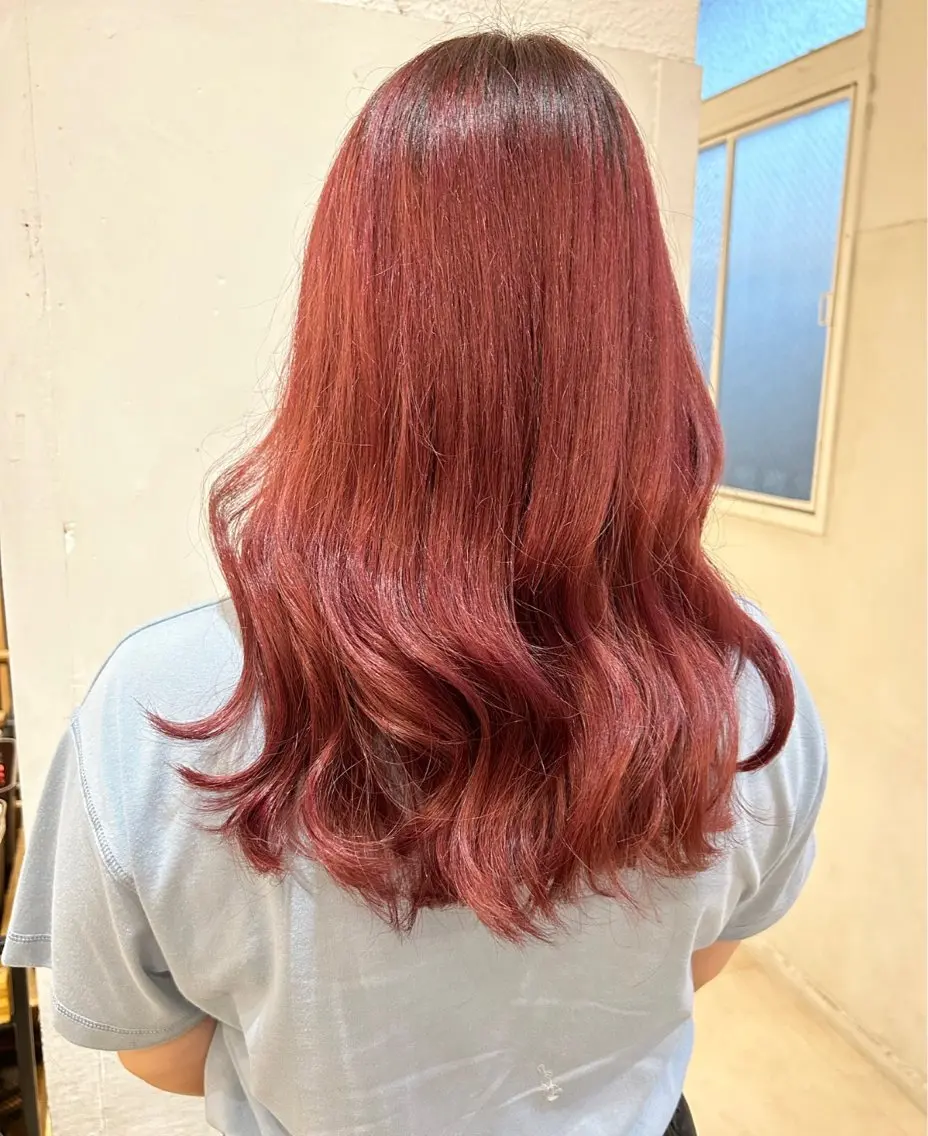 ケアブリーチ💛カット＋ダブルカラー＋保湿トリートメント🌬️🤍🥽🌷の写真