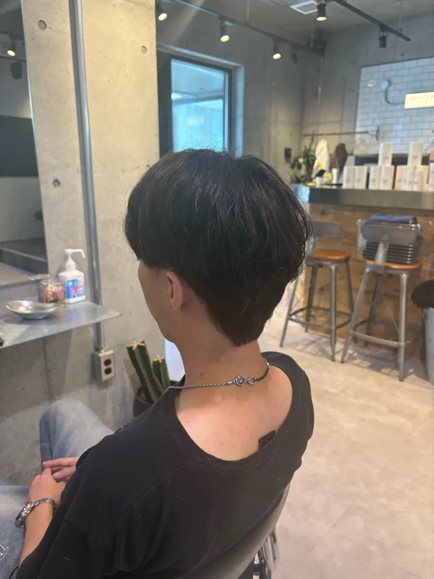 メンズ カット 韓国ヘアー🇰🇷 MIWAのヘアスタイル