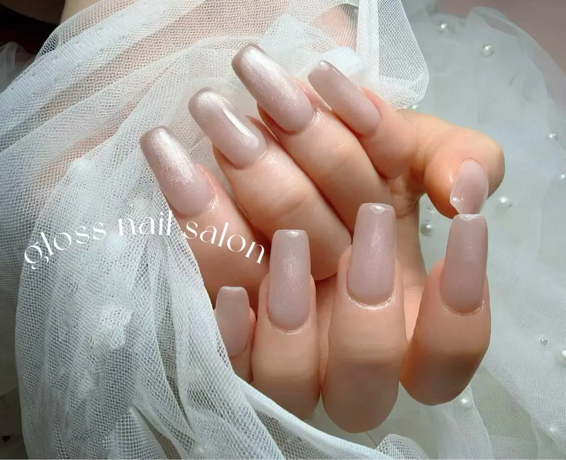 ネイル ハンドネイル ゆり🌷 gloss nailのネイルデザイン