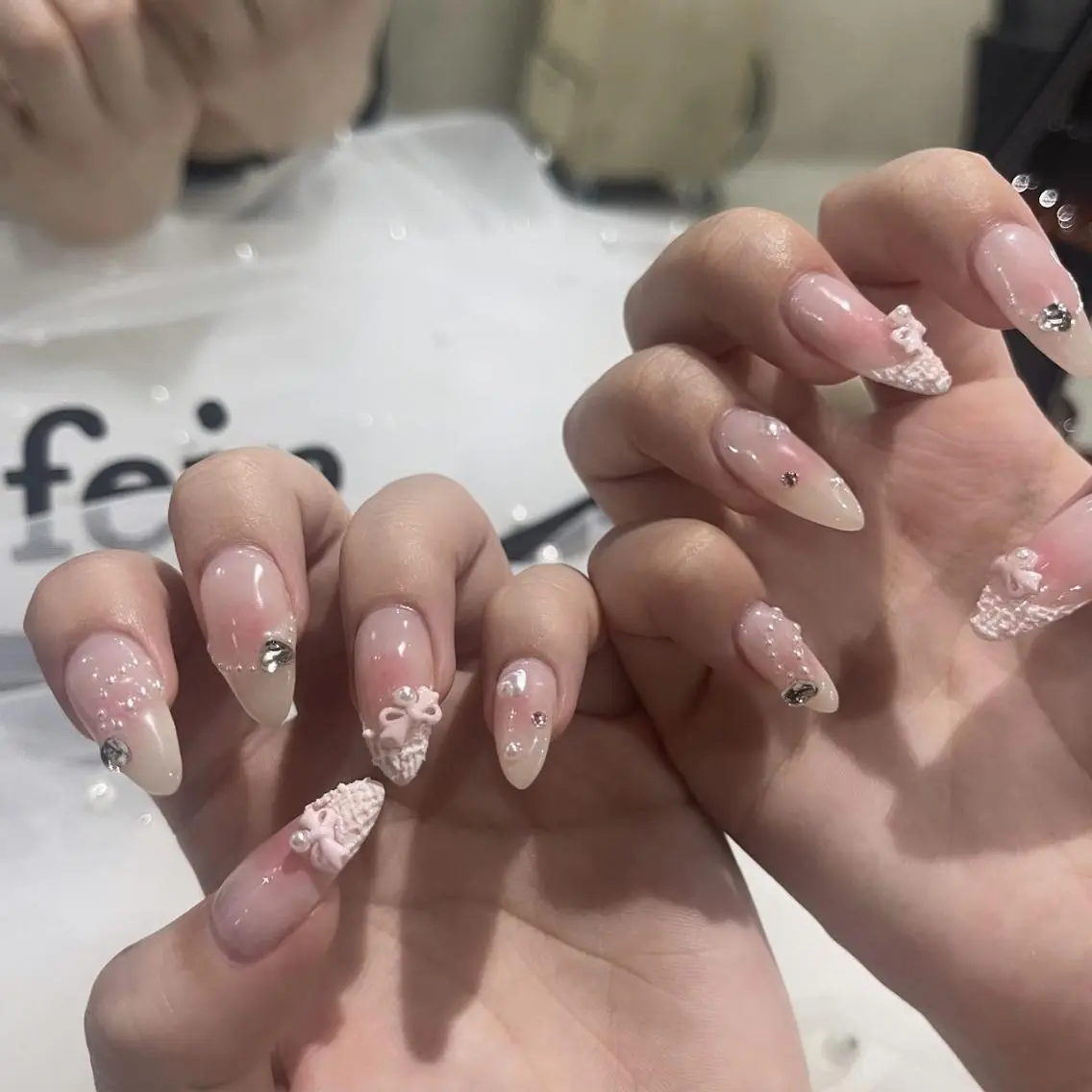 ネイル 持ち込み 120%可愛い保証 💝fein心斎橋店のマツエク・マツパデザイン