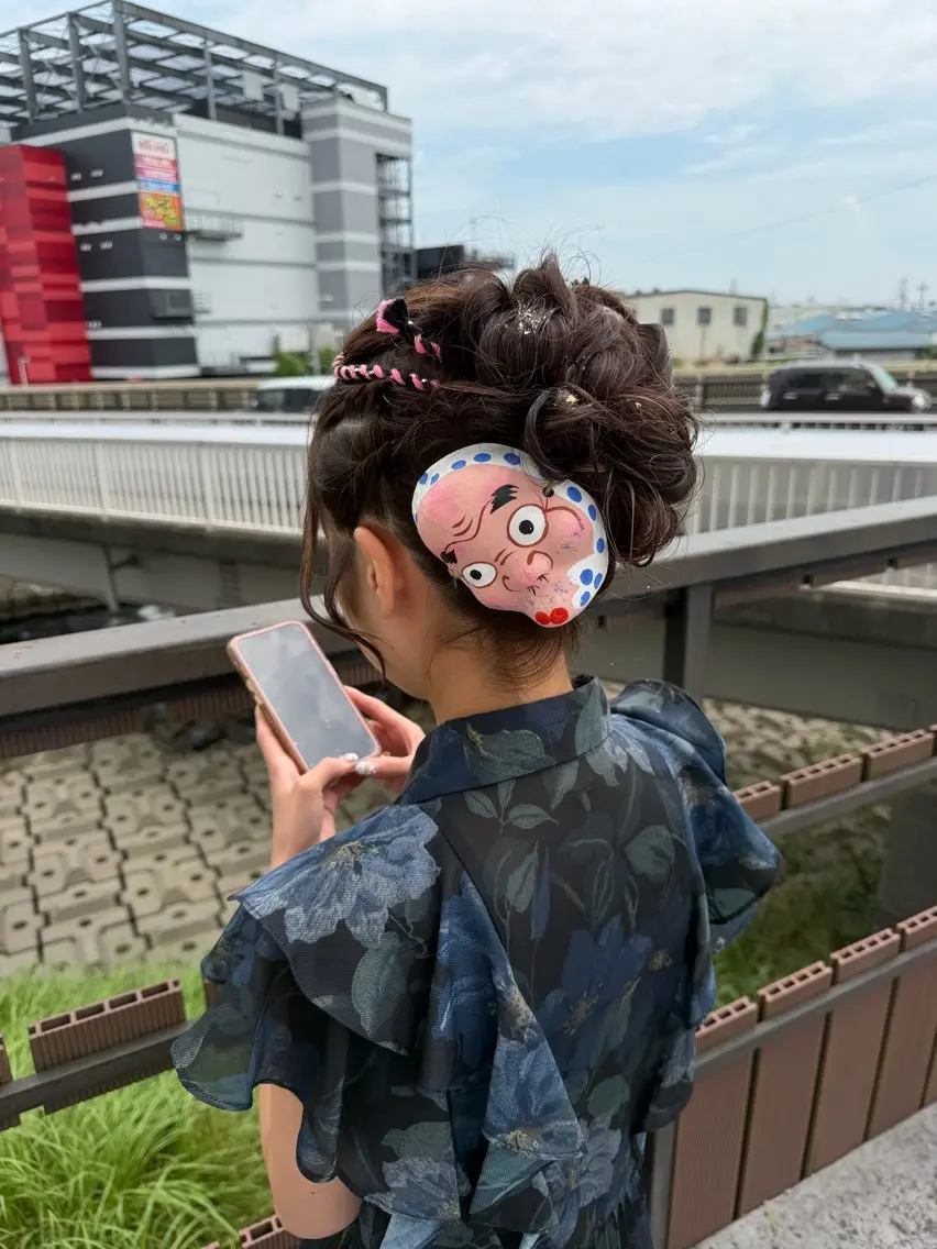 ロング ヘアアレンジ ヘアセット Felice Erikaのヘアスタイル