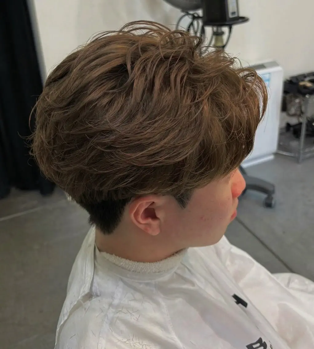 ショート カラー メンズ 河合 澪のヘアスタイル