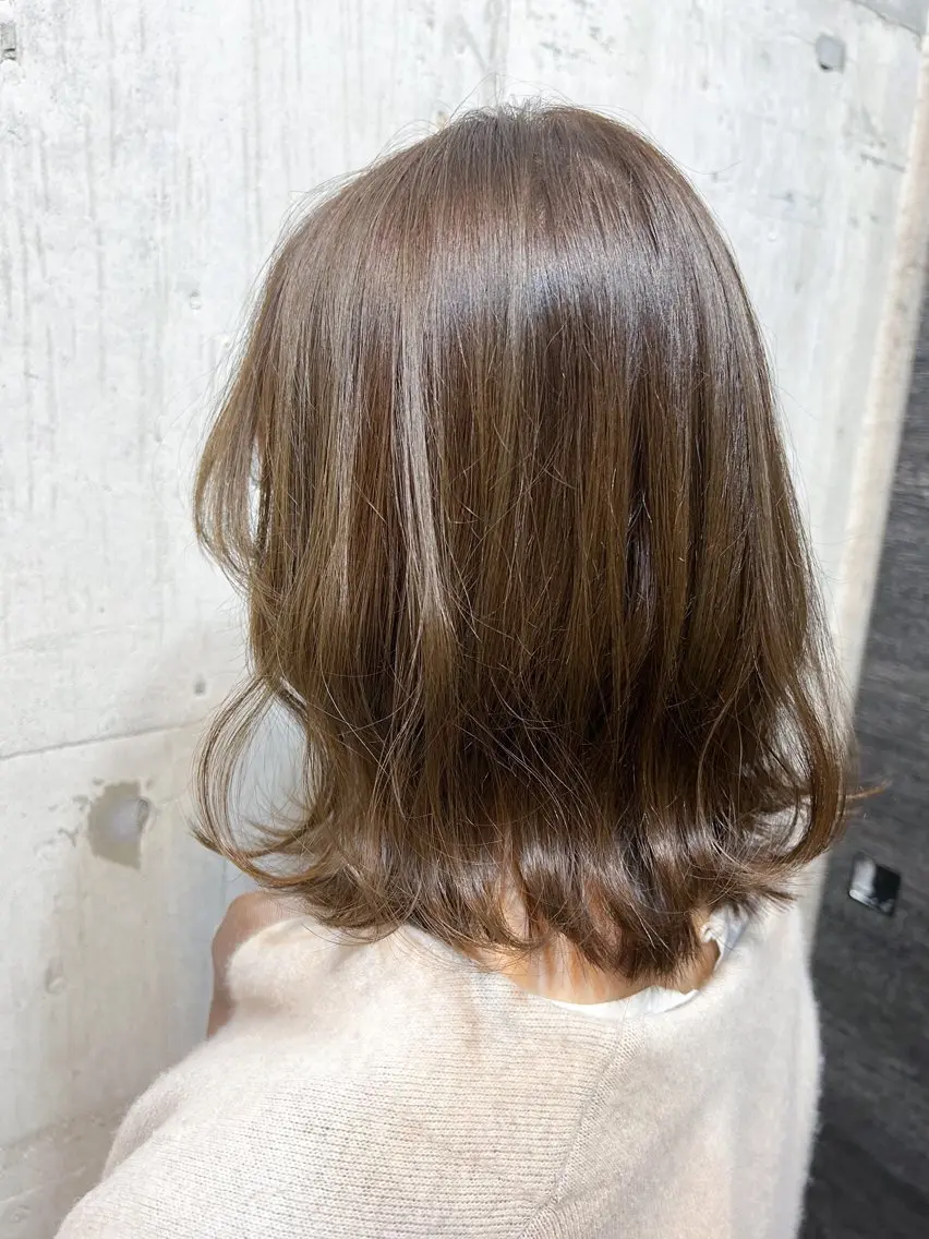 カット+カラー+毛髪補修コアミートリートメントの写真