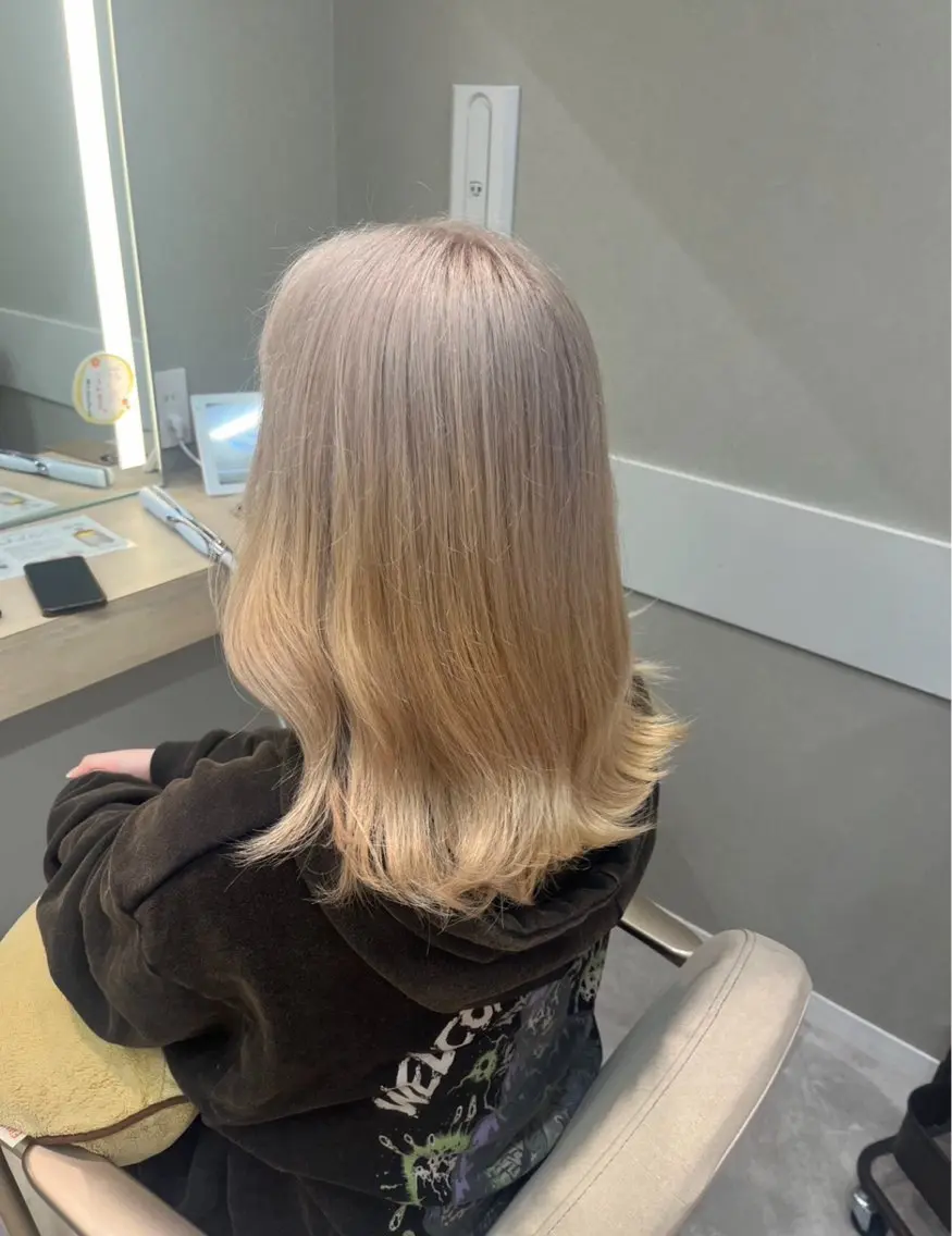 カラー オリーブカラー 💙KARIN🪼のヘアスタイル