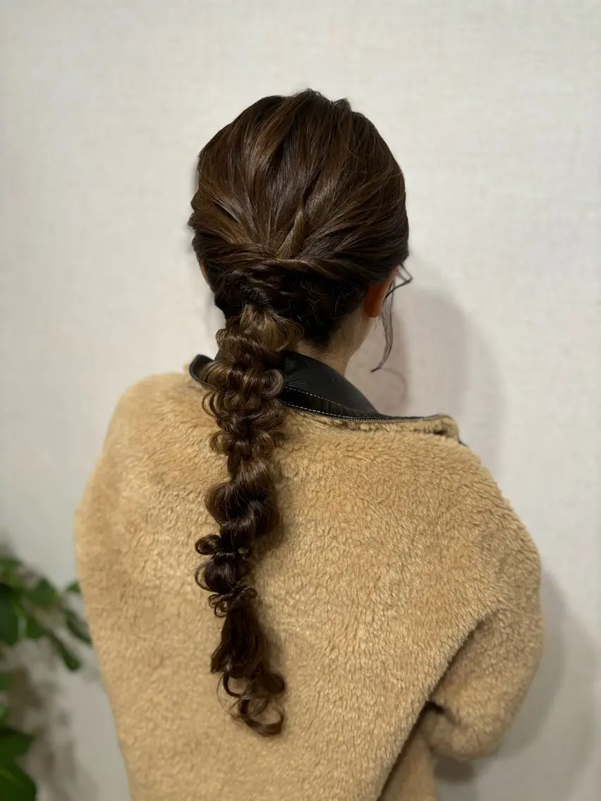 ヘアアレンジ ヘアセット hair salon【クラン】のヘアスタイル