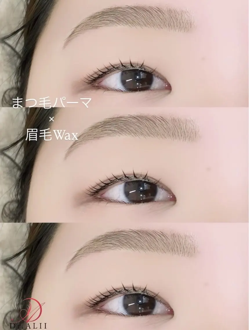 マツエク・マツパ 一重×まつ毛パーマ ワックス脱毛 その他(アイブロウ) Dr.ALII 岐南店　鈴村のマツエク・マツパデザイン