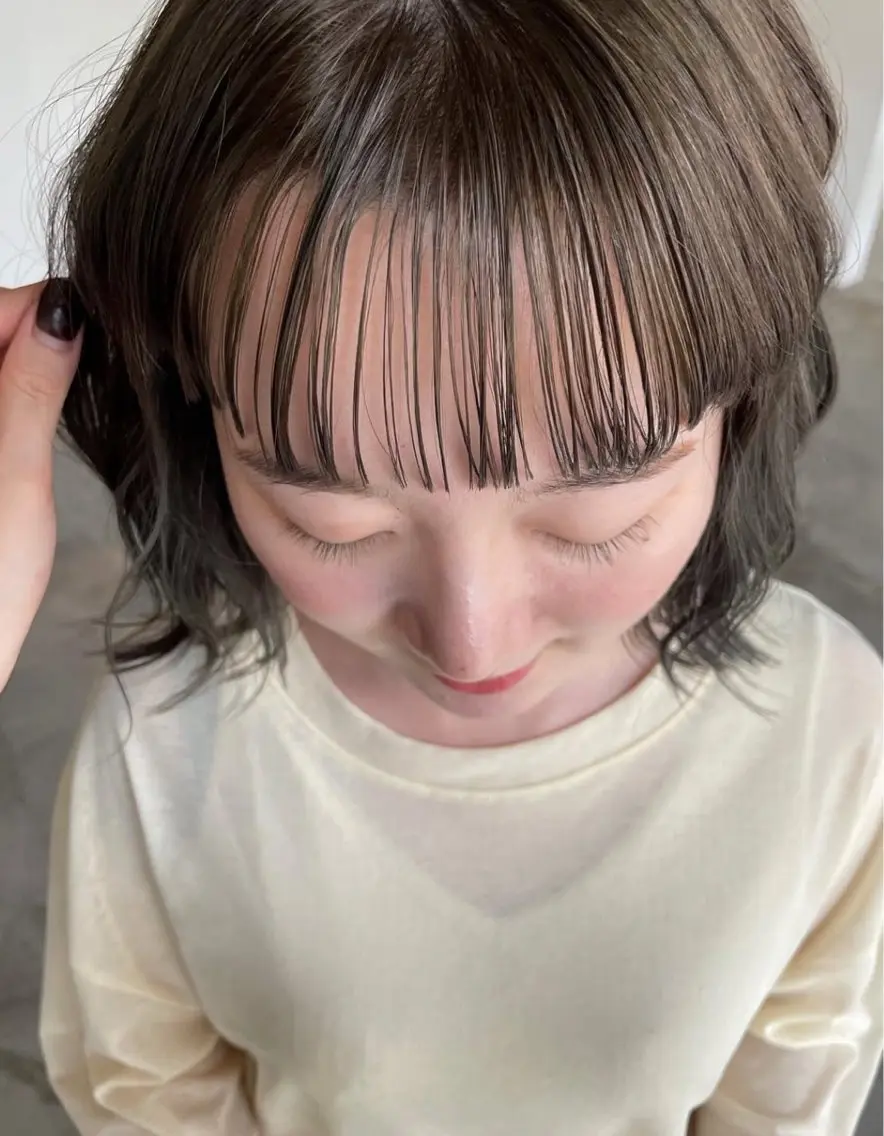 ミディアム カラー 名古屋美容院 cahoのヘアスタイル
