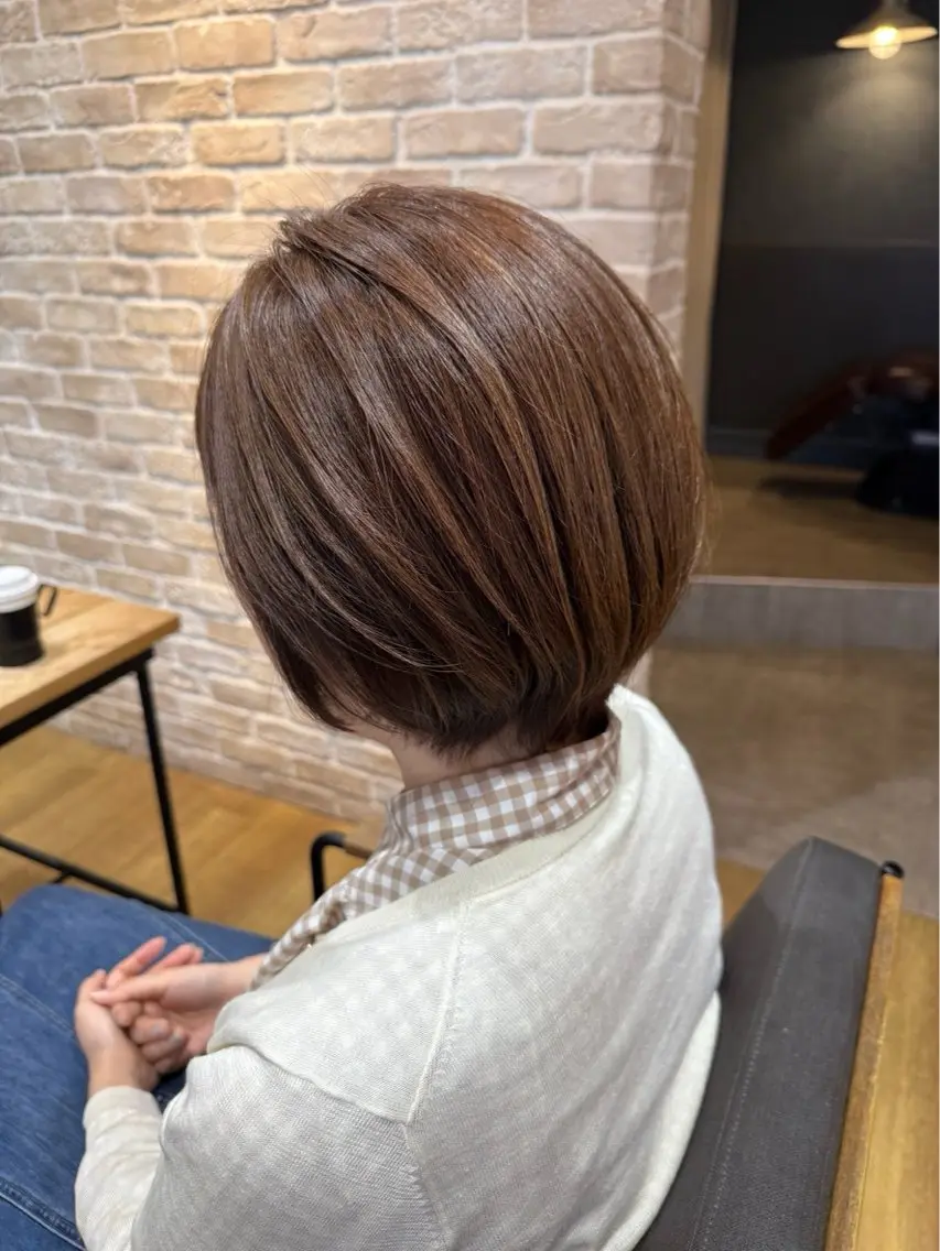 切りっぱなしスタイル・グラデーションスタイルの写真
