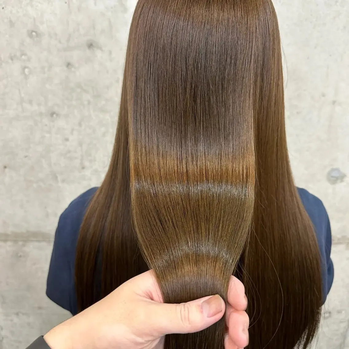 【極上美髪へ】カット+高濃度水素ストレート+髪質改善トリートメントの写真