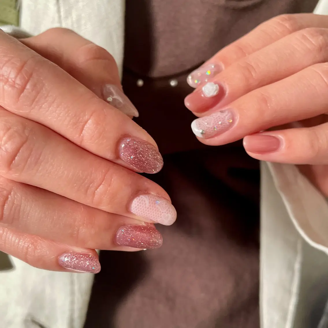 《デザイン》LUNIアートセレクト🎨🌷2​〜​4本/お好きなデザイン選べます/オフ込み/カラーパーツ変更可の写真