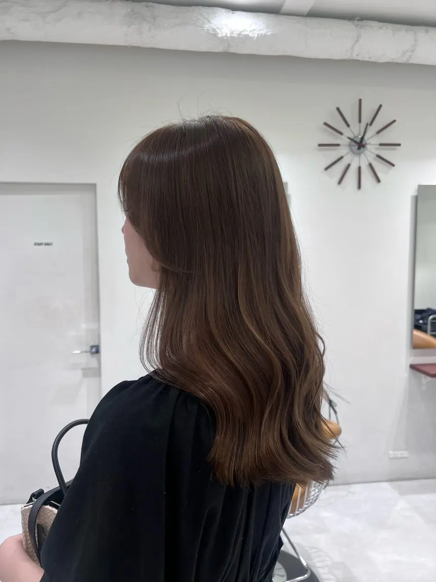 カラー ベージュカラー ブラウンカラー ブラウンベージュ 透明感カラー ボブ ボブ/レイヤーカット /表参道 yunaのヘアスタイル