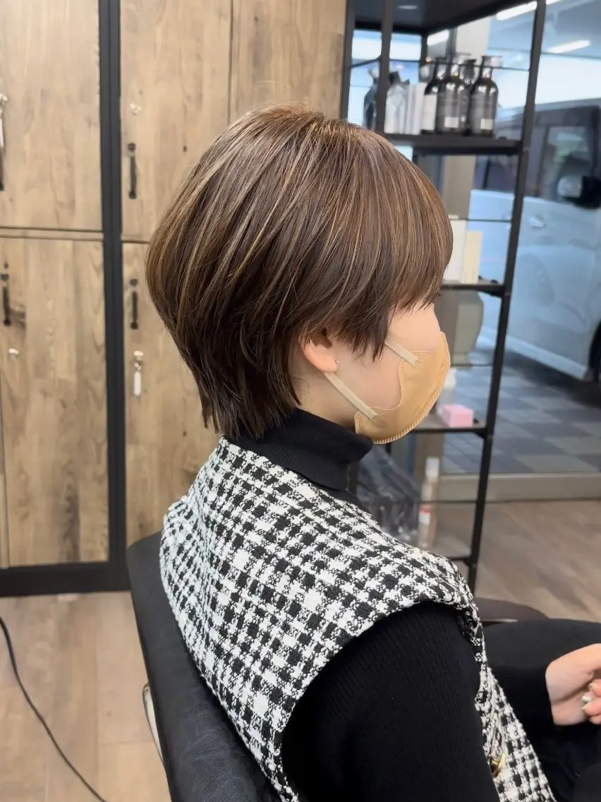 ショート カラー 🗻飯田誠也🗻 カットカラー得意のヘアスタイル