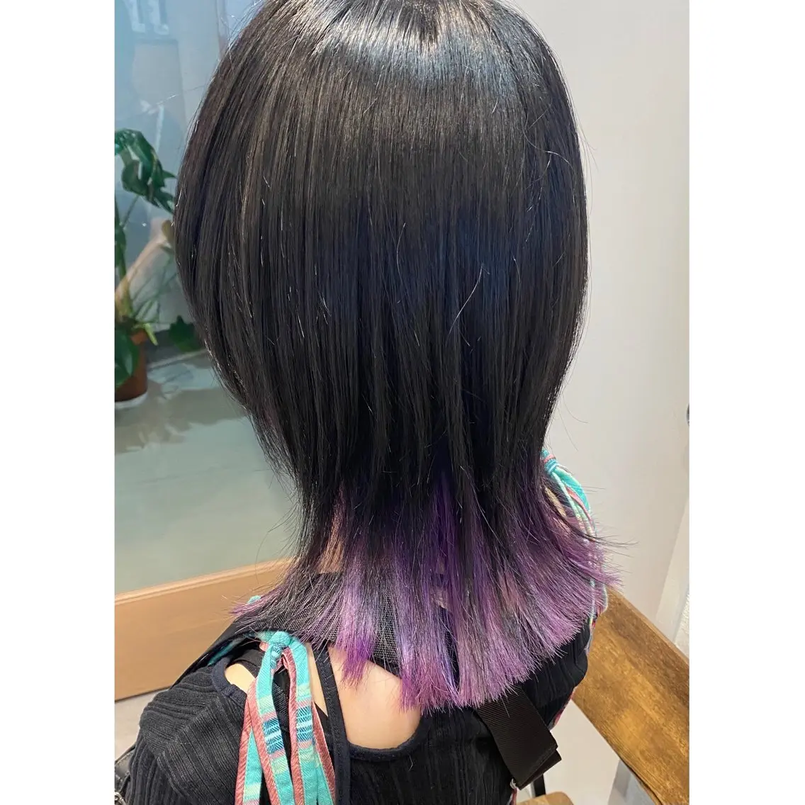 ミディアム カラー ヘアアレンジ カット ヘアカラー 小國 綾かのヘアスタイル