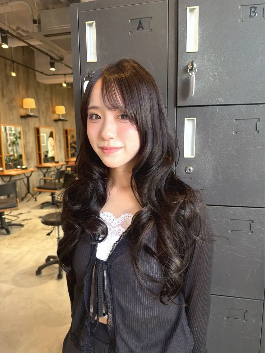 ロング カラー ロングレイヤー レイヤーカット ロング カット ヘアカラー 🤍池田/レイヤー/ haruka🤍のヘアスタイル