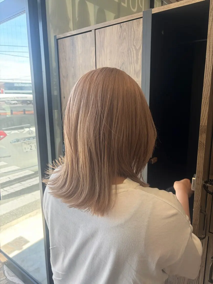 ミディアム アンソメット筑後店 🎧RENA🎧のヘアスタイル
