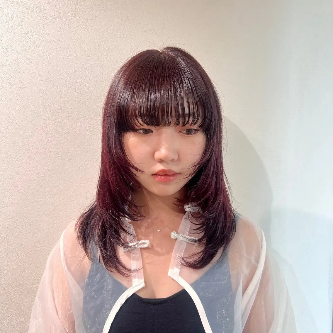 セミロング カラー セミロングパーマ ブリーチ ブラウンカラー ケアブリーチ ダブルカラー ヘアカラー 𝙎𝙚𝙞𝙧𝙖 ☆カット/パーマのヘアスタイル