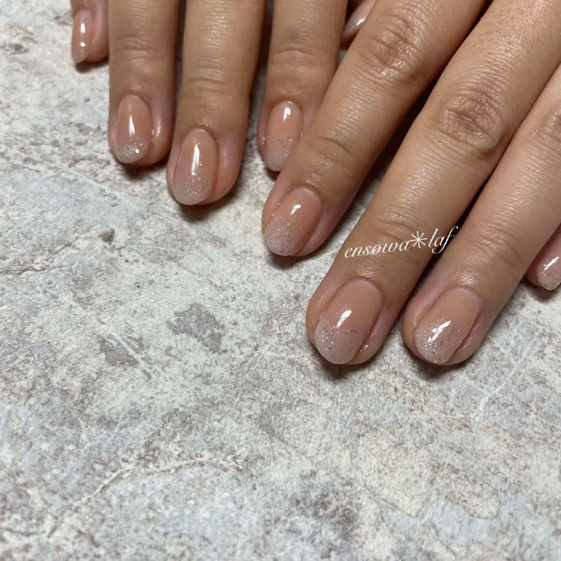 ネイル ラメ(グリッター) ensowa✱laf NAILのネイルデザイン