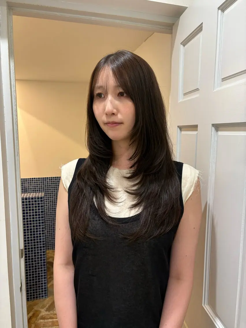 ロング カラー ヘアカラー 透明感カラー/ wakaのヘアスタイル
