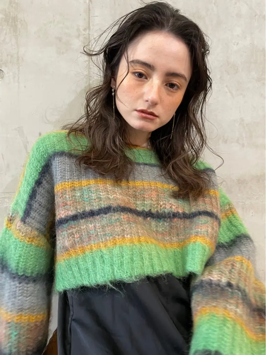 ミディアム カラー グレージュ カットモデル募集中 ／HARUKA🎀のヘアスタイル