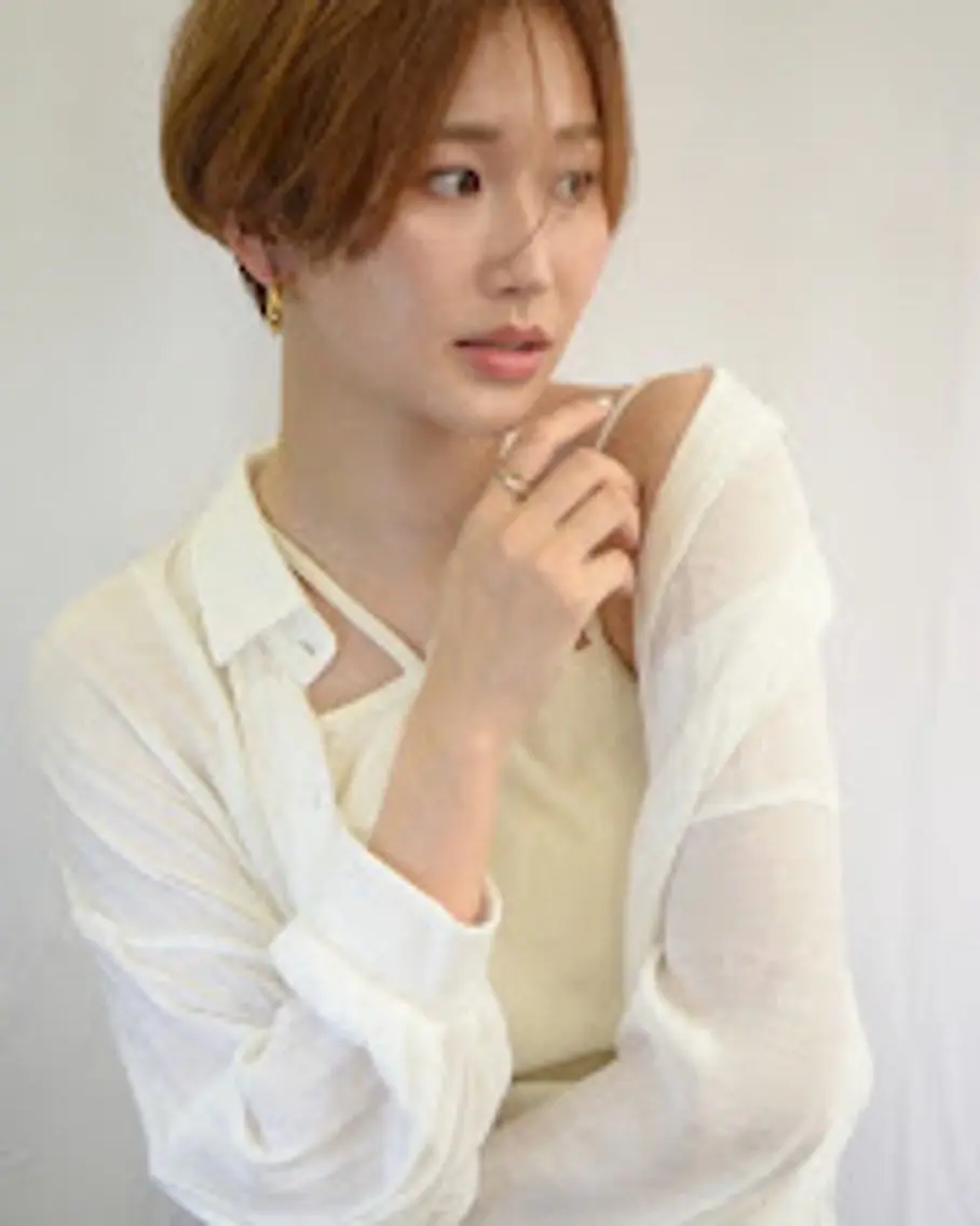 ショート Heart box 仲嶺　瑠輝のヘアスタイル