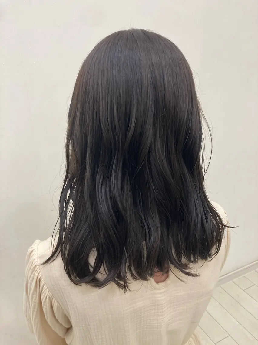 ミディアム カラー 透明感カラー カット ヘアカラー トリートメント LIPPUL / さくらのヘアスタイル