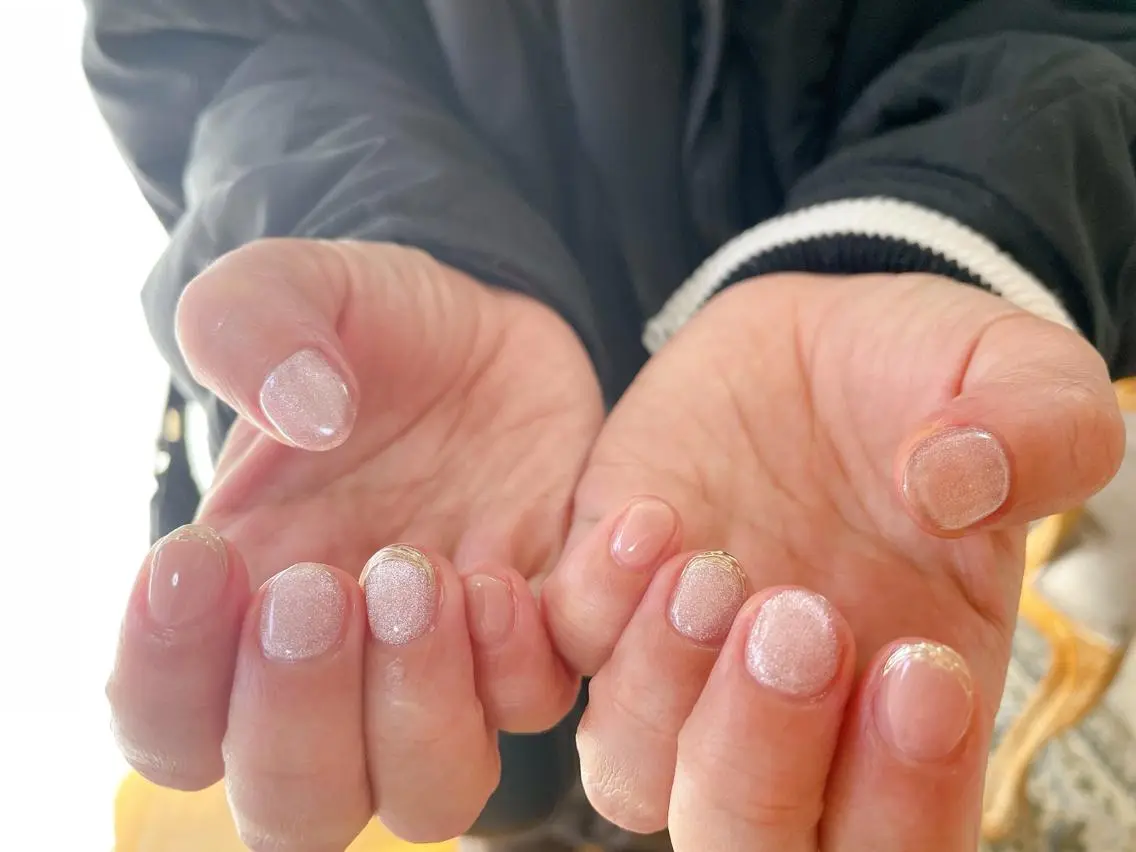 ネイル フットネイル フレンチネイル ジェルネイル ハート 韓国ネイル ハンドネイル mogunail &blowのネイルデザイン