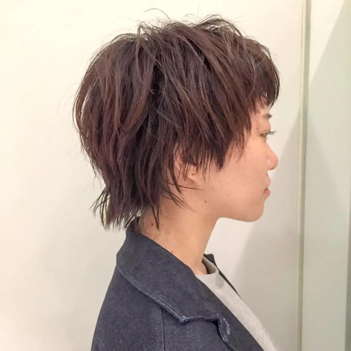 ショート ショートヘア ウルフカット 原 康之のヘアスタイル