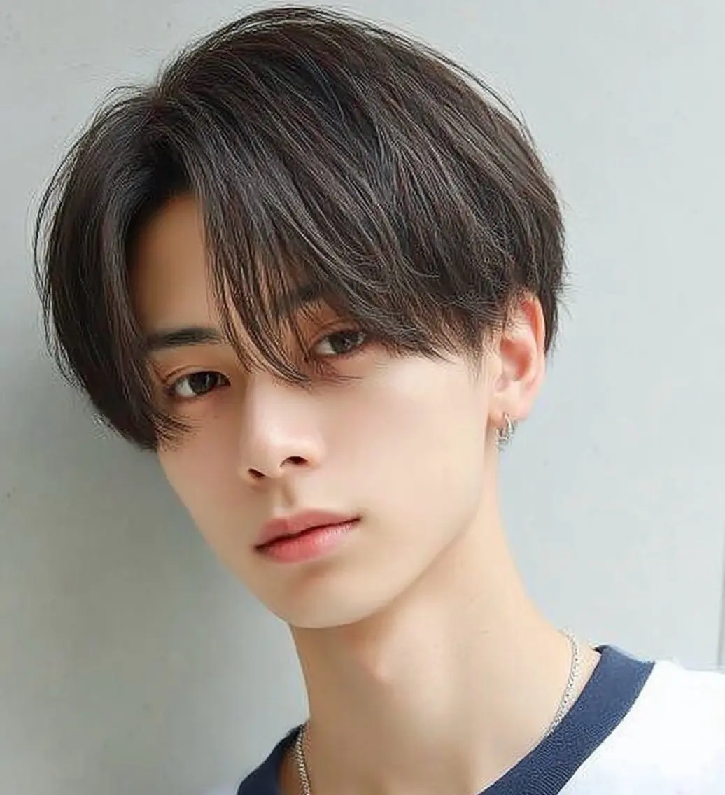 ミディアム メンズ センターパート EVER Taiseiのヘアスタイル