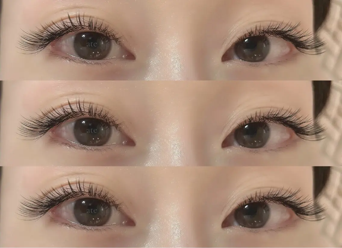 マツエク・マツパ フラットラッシュ ateeyelash nanakoのマツエク・マツパデザイン