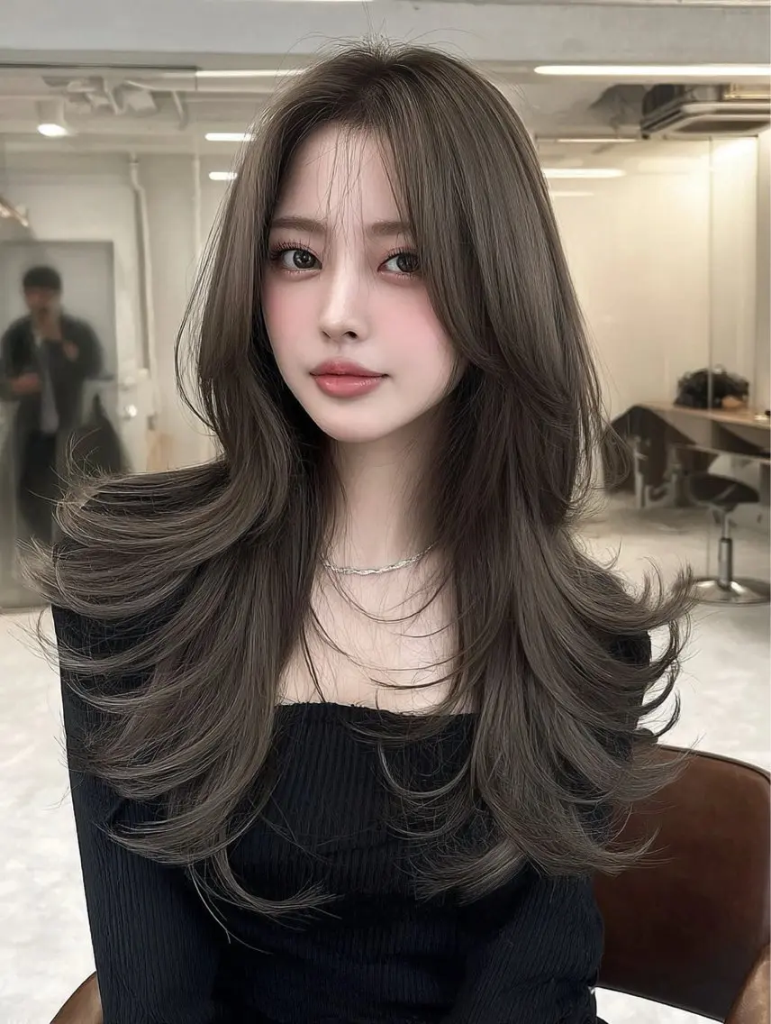 ロング 髪質改善透明感カラー 🩵🫧Hanakaのヘアスタイル