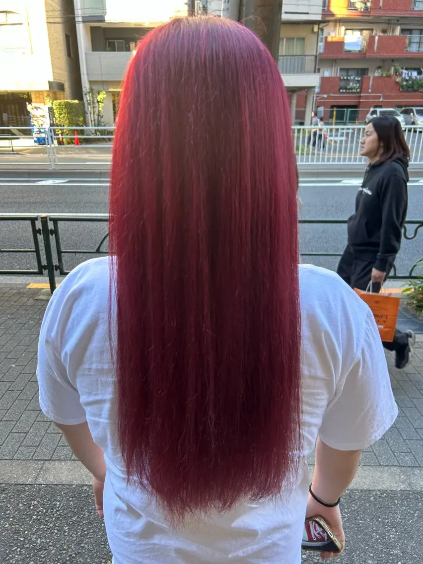 ロング 髪質改善/艶カラー ⚡️コメス/錦糸町のヘアスタイル