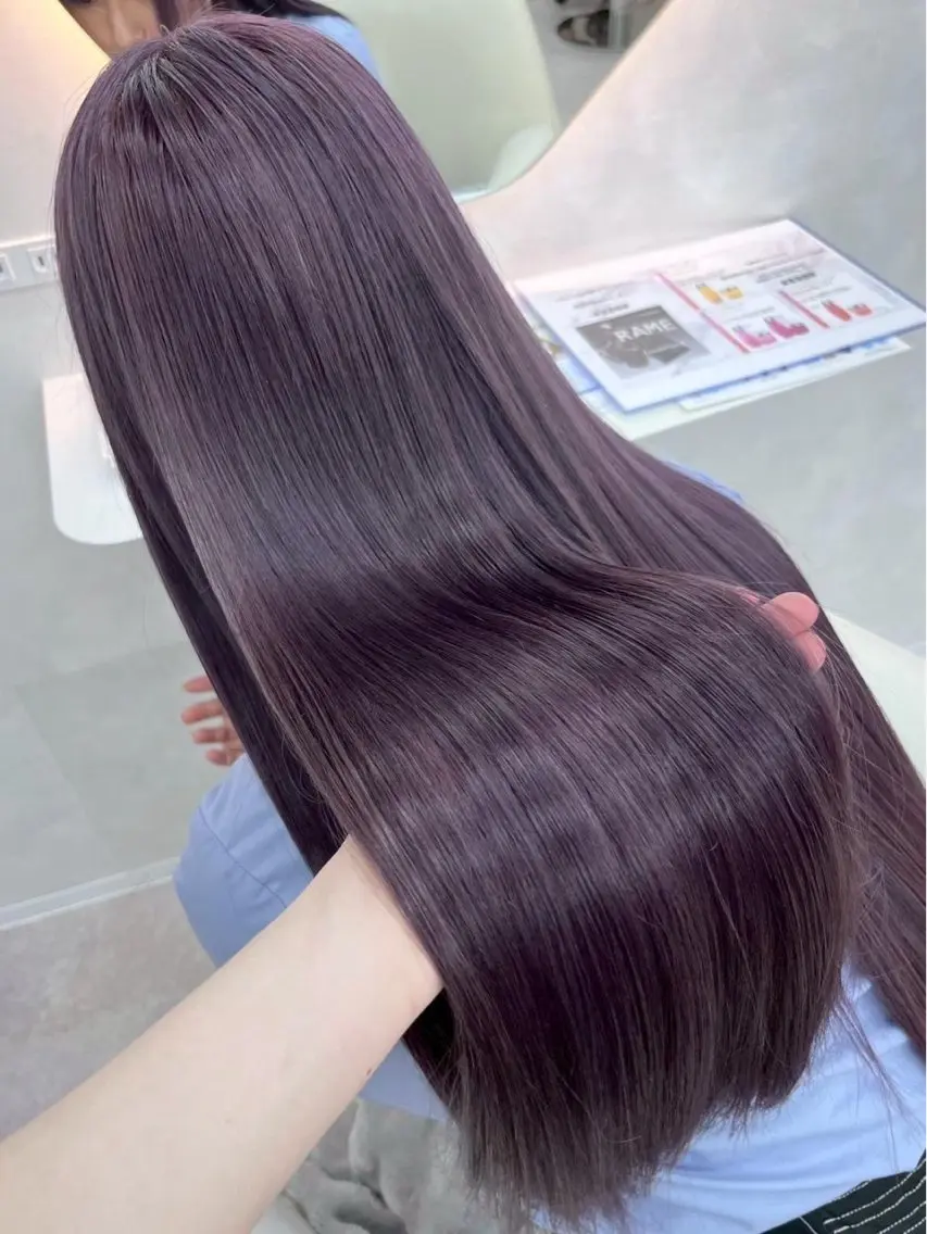 《🌟4月限定‼️🌟》ブリーチオンカラー💎+1stepトリートメント付🎀詳細ご確認くださいの写真