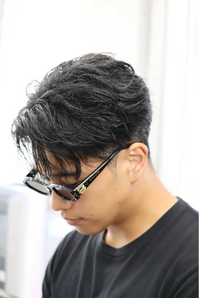 パーマ メンズ カット パーマ トリートメント 🐲原宿、渋谷/メン ズ特化/パーマ、縮毛のヘアスタイル