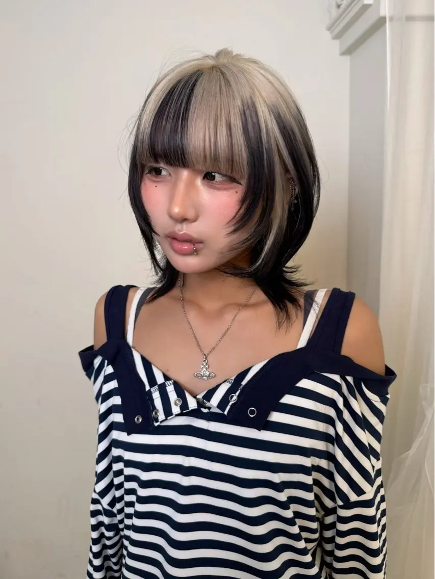 ショート カラー カット ヘアカラー トリートメント ヘッドスパ ヘアセット HARUNA/原宿/ デザイン/カットのヘアスタイル