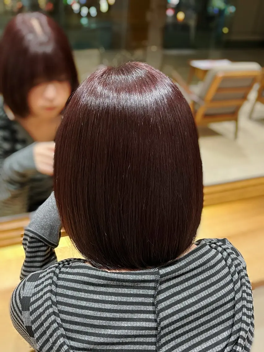 ショート カラー ヘアカラー 🎀仙台/レイヤー /暖色/ありさ🎀のヘアスタイル