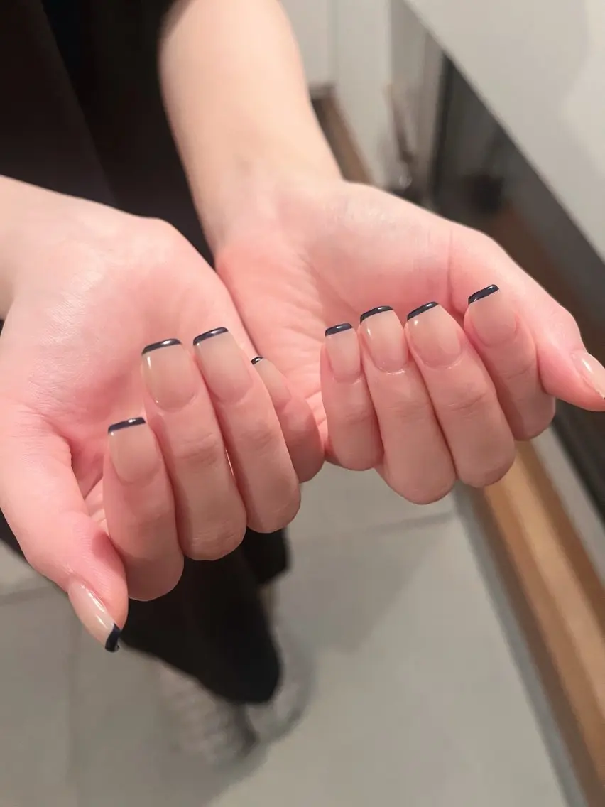 ネイル フレンチネイル K Aのネイルデザイン