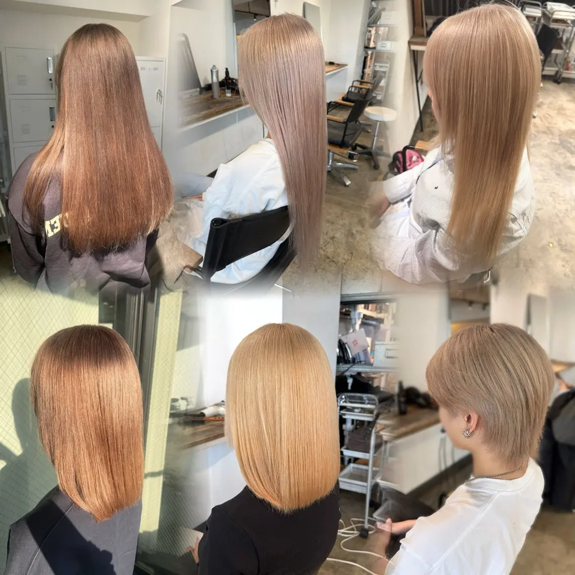 ロング カラー ベージュカラー ヘアカラー トリートメント 🫧ブリーチカラー/ 透明感/メンズ/みきのヘアスタイル