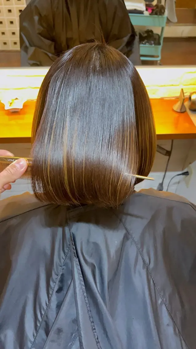 ショート 縮毛矯正 トリートメント CoCooN TAKUMAのヘアスタイル