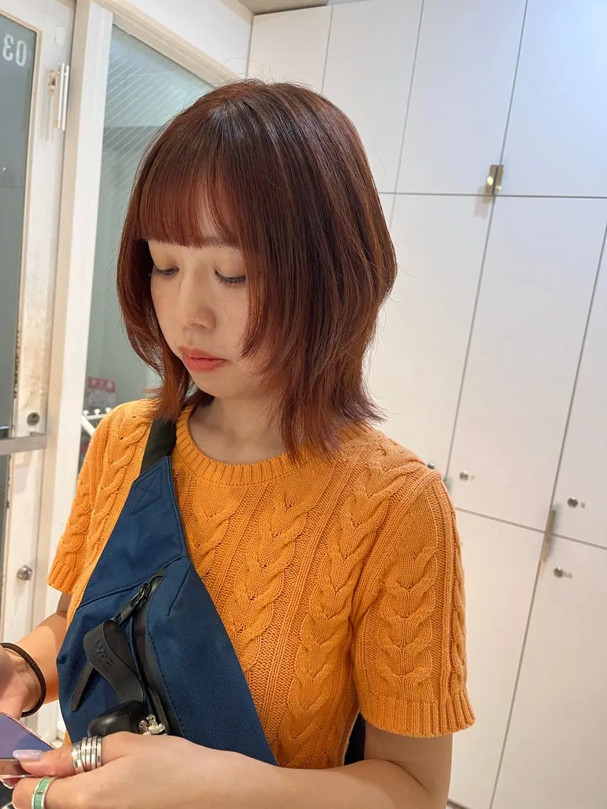 ミディアム ワイドバング stylist ◎RUKI.のヘアスタイル