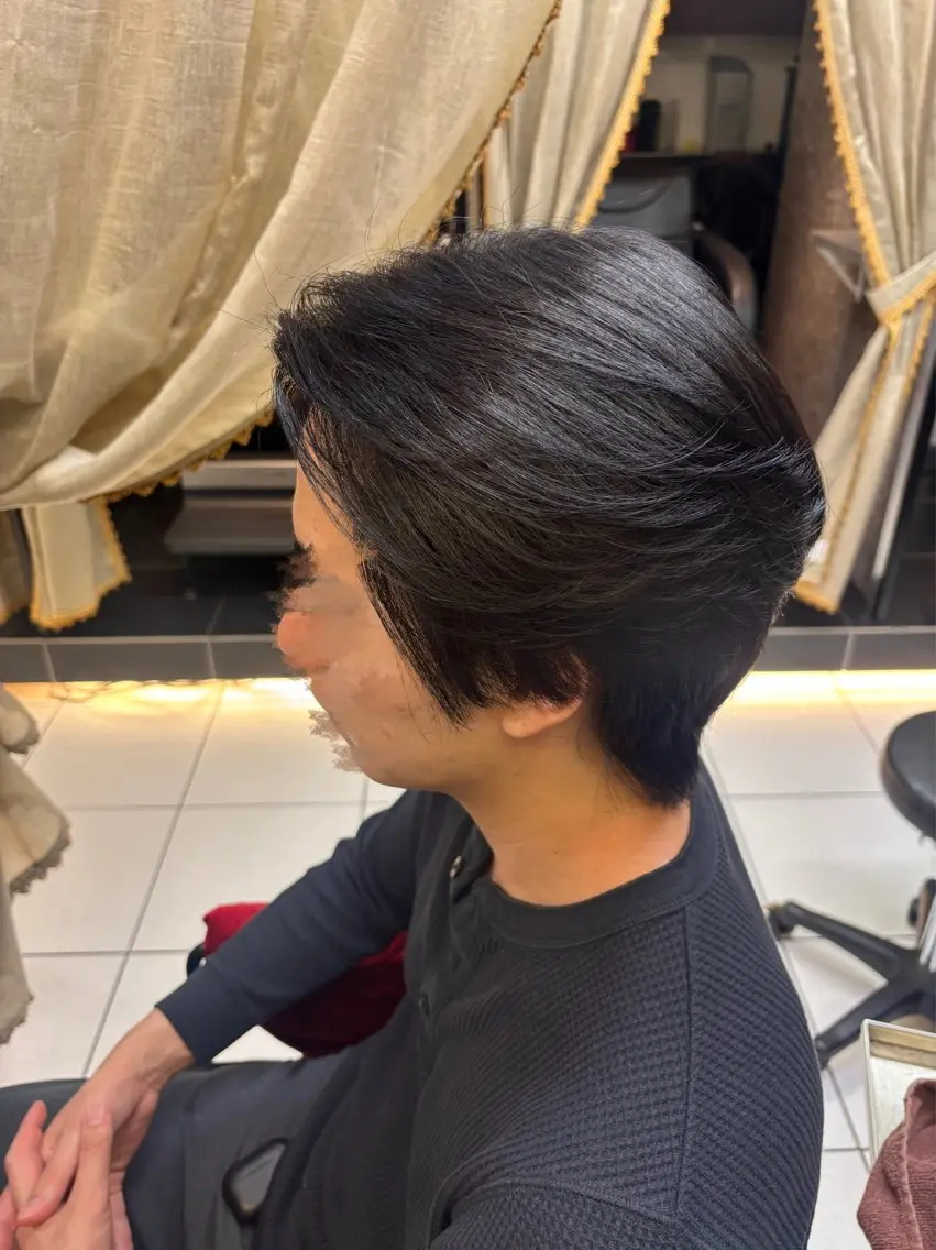 メンズ 透明感カラー️🫧 清水杏乃のヘアスタイル