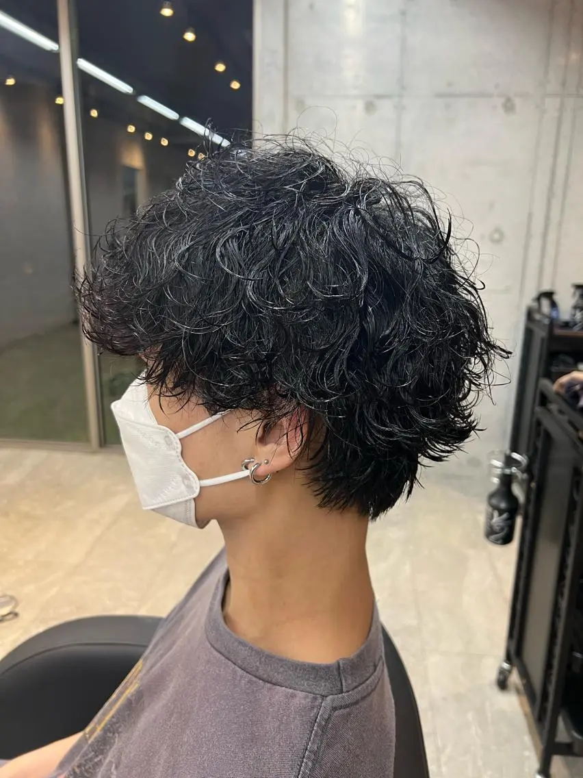 【新規】【メンズカット】&【波巻きスパイラルパーマ】の写真