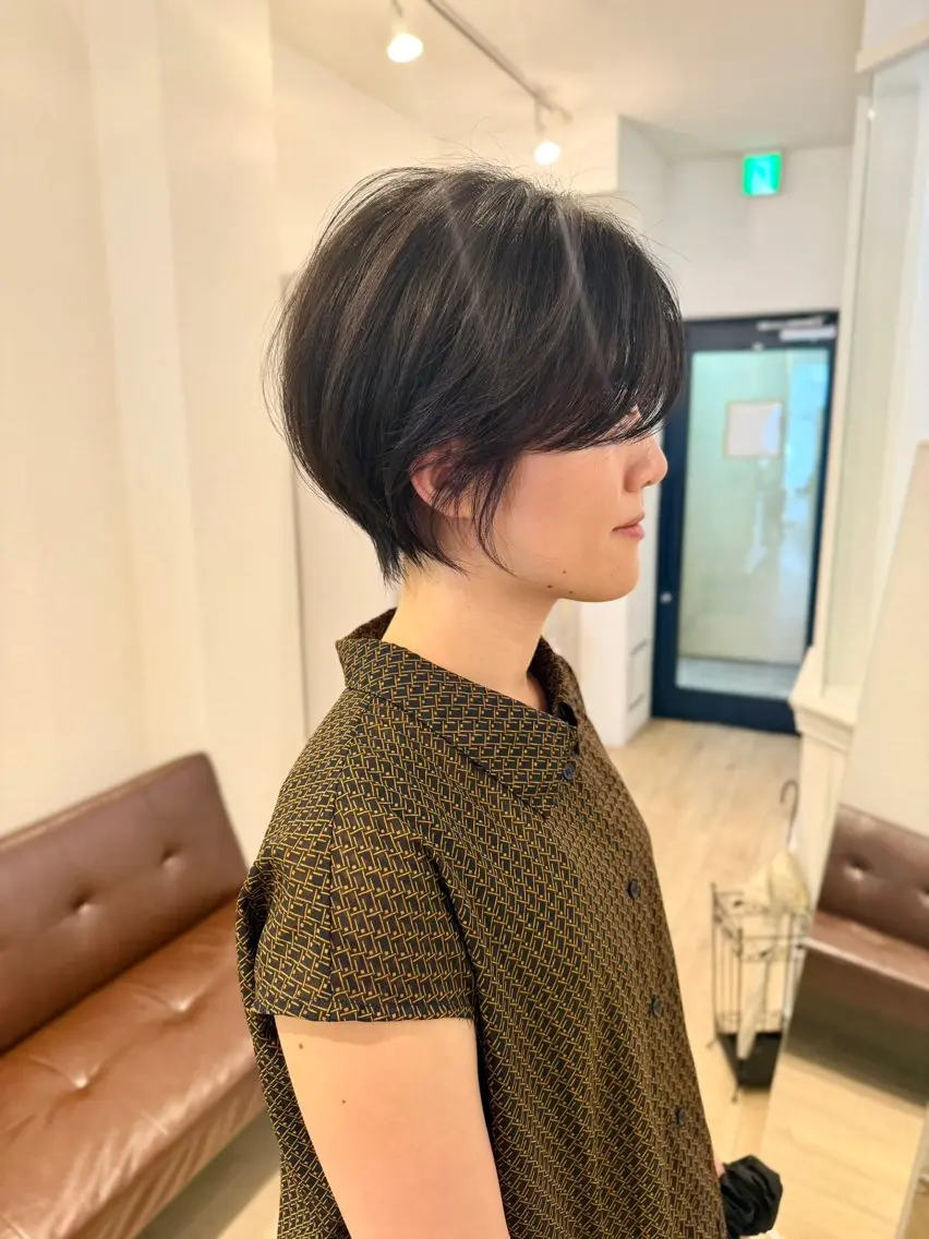 ショート 似合わせカット/心斎 橋/ヘアセットのヘアスタイル