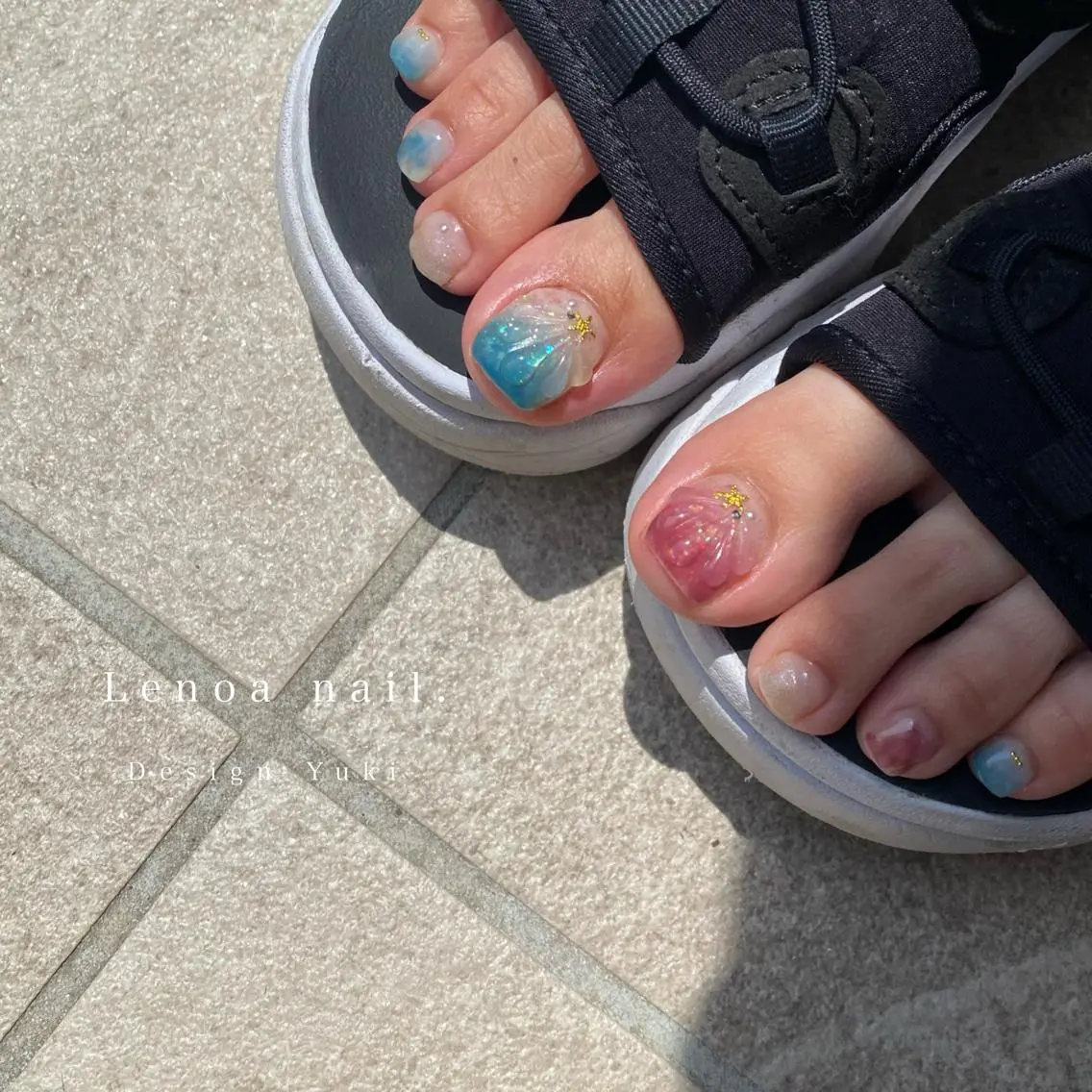 ネイル フットネイル Tielu Yukiのネイルデザイン