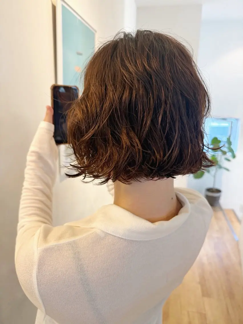 ショート パーマ ROAMER スタイリストのヘアスタイル